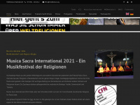 musica-sacra-international.org Webseite Vorschau