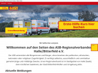 asb-halle-bitterfeld.de Webseite Vorschau
