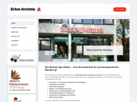 birken-apotheke-ol.de Webseite Vorschau