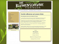 blumenscheune.com Webseite Vorschau
