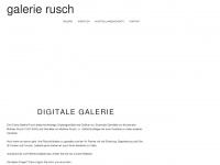 galerie-rusch.com Webseite Vorschau