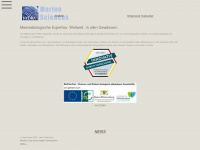 hydramarinesciences.com Webseite Vorschau