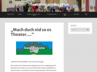 theaterverein-bergflue.ch Webseite Vorschau
