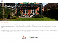 home-garden-solutions.com Webseite Vorschau