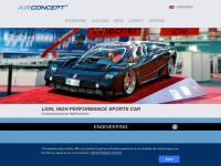 airconcept-enterprises.com Webseite Vorschau
