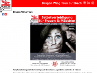 dragon-wing-tsun.de Webseite Vorschau