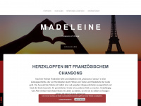 m-madeleine.de Webseite Vorschau