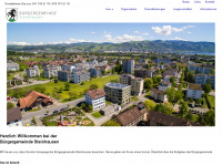 buergergemeinde-steinhausen.ch Webseite Vorschau
