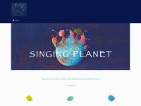 singingplanet.org Webseite Vorschau