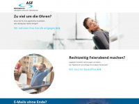 asf-buero.de Webseite Vorschau