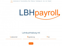 lbhpayroll.ch Webseite Vorschau