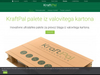 kraftpal.si Webseite Vorschau