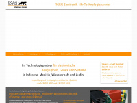 tigris.eu Webseite Vorschau