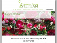 blumen-stephan-shop.de Webseite Vorschau