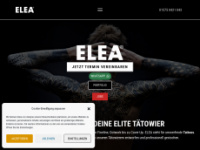 elea-tattoo.de Webseite Vorschau