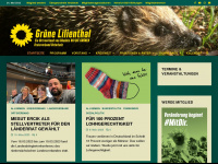 gruene-lilienthal.de Webseite Vorschau