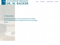 drbacker.at Webseite Vorschau