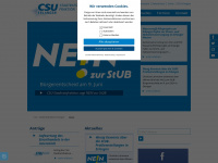 csu-stadtrat-erlangen.de Webseite Vorschau