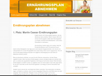 ernährungsplan-abnehmen.bernaunet.com Webseite Vorschau
