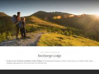nockberge-lodge.com Webseite Vorschau