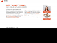 zahn-wilmersdorf.de Webseite Vorschau
