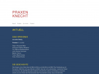 praxenknecht.com Webseite Vorschau