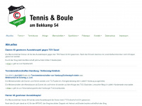 tennis-wtsvc.de Webseite Vorschau
