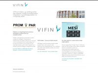 vifin.dk Webseite Vorschau