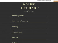 adler-treuhand.com Webseite Vorschau