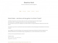 beatricekeck.ch Webseite Vorschau