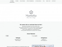mariella-brautmode.de Webseite Vorschau