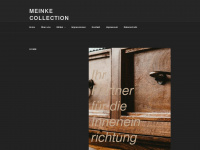 meinke-collection.de Webseite Vorschau