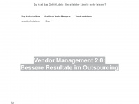 vendor-management.eu Webseite Vorschau