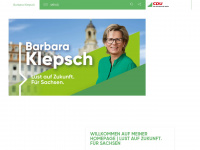 klepsch-barbara.de Webseite Vorschau