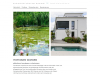 hofmannwasser.ch Webseite Vorschau