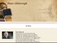 peter-gbiorczyk.de Webseite Vorschau
