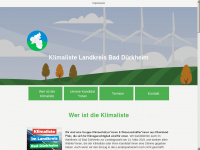 klimalisteduew.de Webseite Vorschau