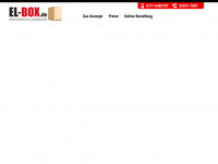 el-box.de Webseite Vorschau