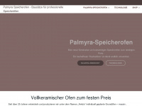 palmyra-speicherofen.de Webseite Vorschau