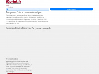 iqprint.fr Webseite Vorschau