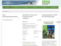 alpenverein-bb.de Webseite Vorschau