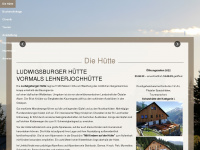 ludwigsburger-huette.at Webseite Vorschau