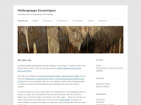 excentriques.de Webseite Vorschau