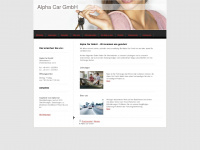 alpha-car.de Webseite Vorschau