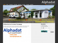 alphadat.de Webseite Vorschau