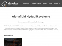 alphafluid.de Webseite Vorschau