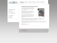 alphatec-pressen.de Webseite Vorschau