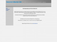 hmantel.ch Webseite Vorschau