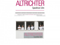 altrichter-sped.de Webseite Vorschau