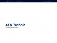 alu-technic.de Webseite Vorschau